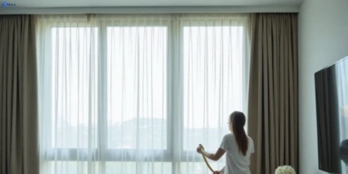 Delicate sheer drape cleaning melton-vic Matty Curtain Cleaning